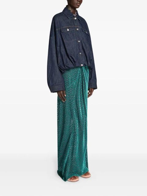 DRIES VAN NOTEN long-sleeves denim jacket - Blue - zdjęcie produktu nr 2