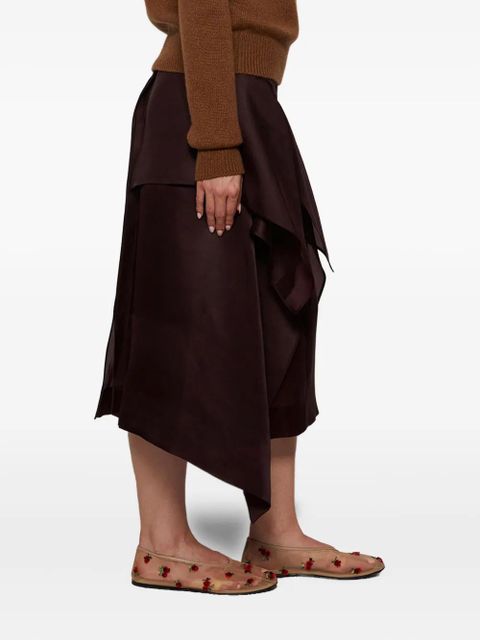 KHAITE Marcy raspberry-embroidered flats - Neutrals