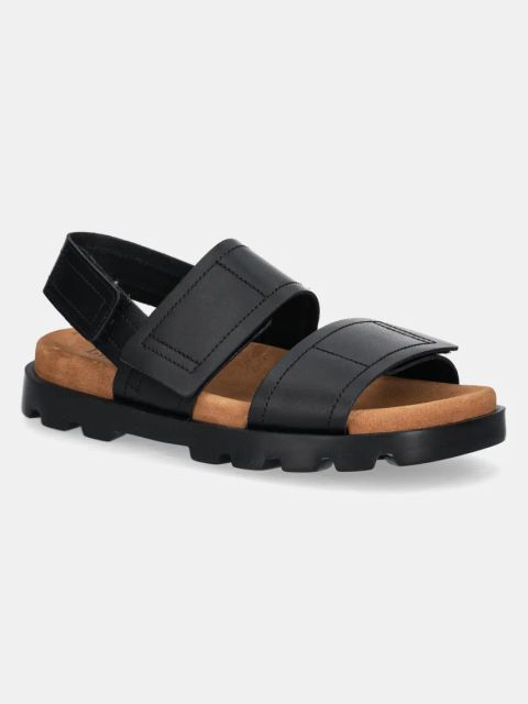 Camper sandały skórzane Brutus Sandal damskie kolor czarny K201323-013