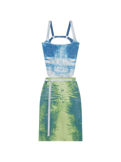 Diesel De-Sanat-Fsi midi dress - Green - zdjęcie produktu nr 1