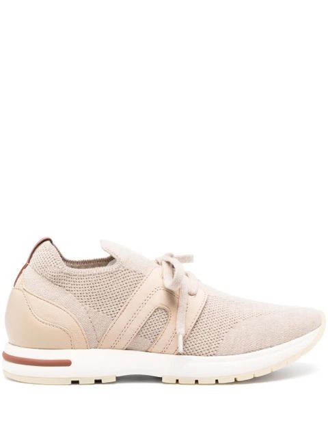 Loro Piana lace-up sock-ankle sneakers - Neutrals - zdjęcie produktu nr 1