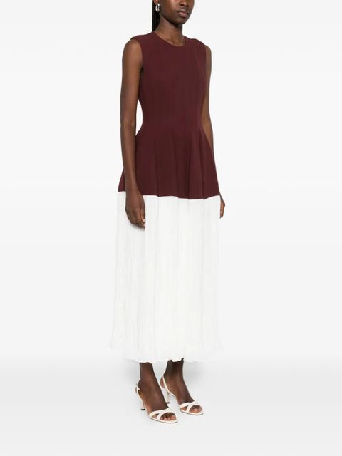 Simkhai pleated maxi dress - Brown