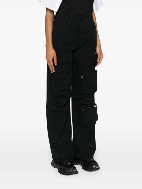 MM6 Maison Margiela cargo straight trousers - Black