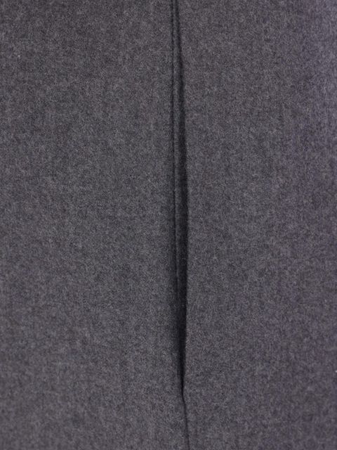 Róhe drawstring-waist pleated trousers - Grey