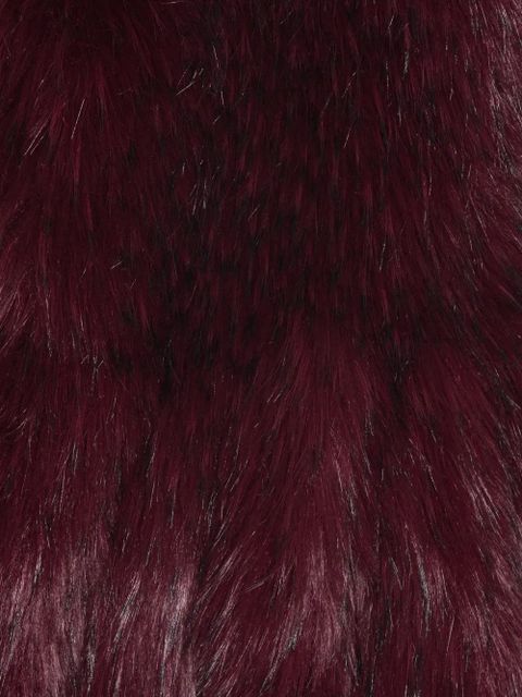 ROTATE BIRGER CHRISTENSEN faux-fur scarf - Red - zdjęcie produktu nr 2