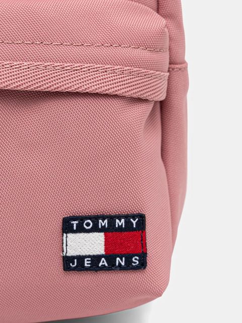 Tommy Jeans plecak damski kolor pomarańczowy mały gładki AW0AW17577