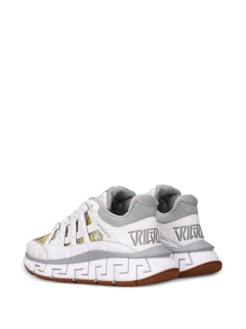 Versace Odissea leather sneakers - White