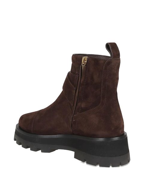 Jimmy Choo buckle calf suede boots - Brown - zdjęcie produktu nr 2