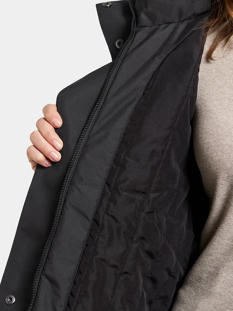 Didriksons parka AIKO kolor czarny zimowa 505928