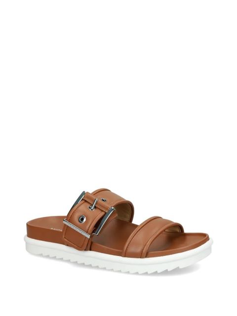Michael Kors buckled leather sandals - Brown - zdjęcie produktu nr 2
