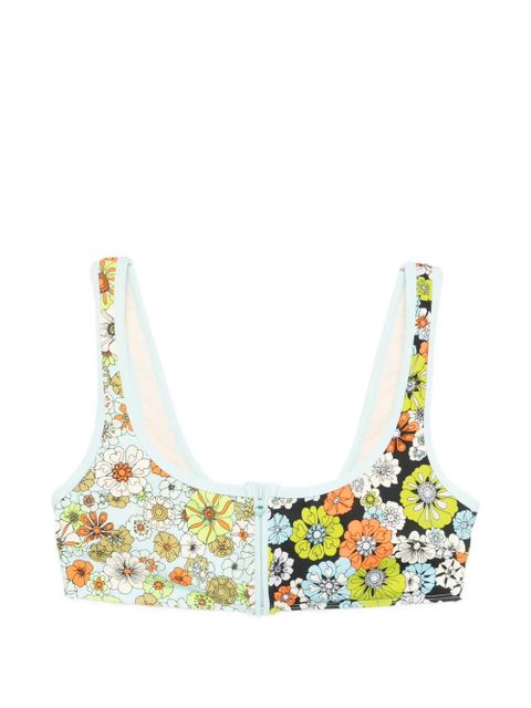 ALEMAIS floral-print bikini top - Blue - zdjęcie produktu nr 1
