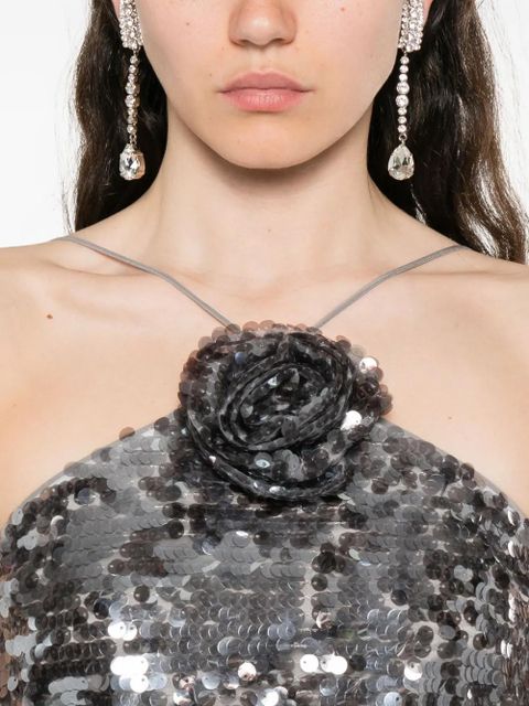 Magda Butrym sequin-embellished maxi dress - Grey