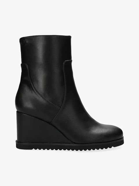 Mexx botki SAFIA RAFT damskie kolor czarny na koturnie MI001704453W-01 - zdjęcie produktu nr 1