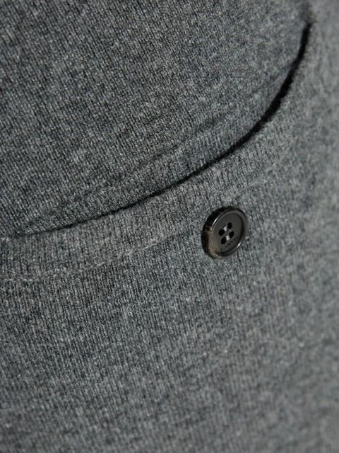 Lanvin elastic-waistband side-seam trousers - Grey