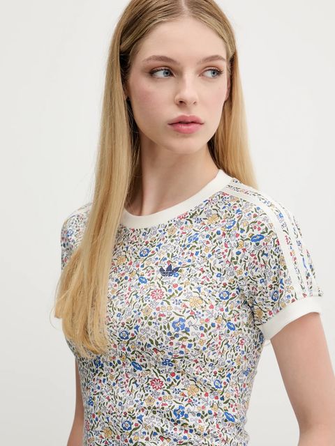 adidas Originals t-shirt Liberty damski kolor biały JW5199