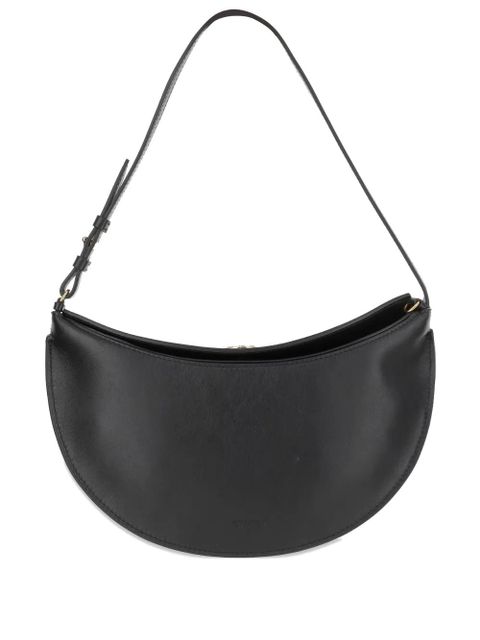 Jacquemus small Oval calfskin leather shoulder bag - Black - zdjęcie produktu nr 1