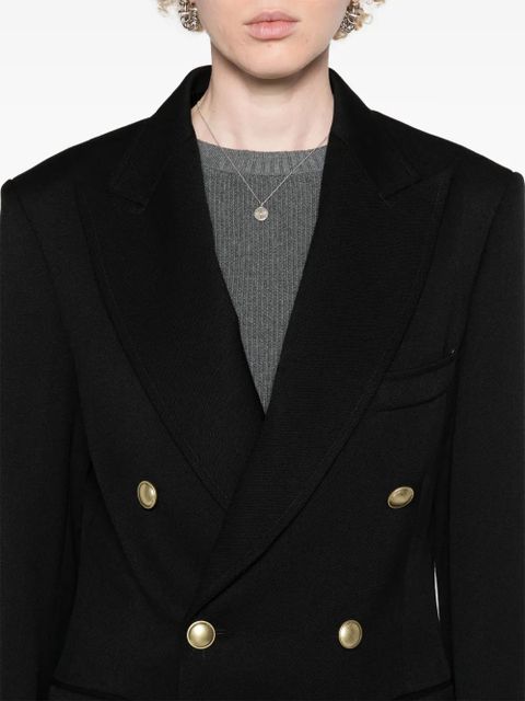 Victoria Beckham peak-lapels double-breasted blazer - Black