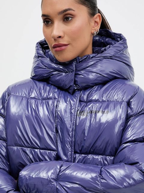 Karl Lagerfeld Jeans kurtka kolor fioletowy zimowa A4W15022