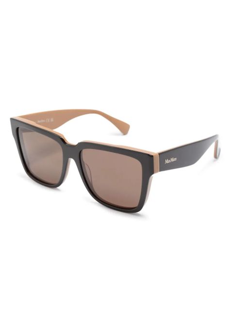 Max Mara Eyewear MM0078 square-frame tinted sunglasses - Brown - zdjęcie produktu nr 2
