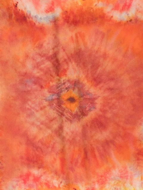 ZIMMERMANN tie-dye scarf - Red - zdjęcie produktu nr 2
