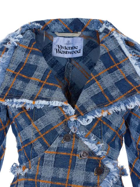 Vivienne Westwood Worth More frayed jacket - Blue