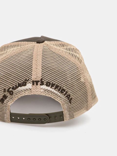 Superdry czapka z daszkiem kolor zielony z aplikacją W9010176A-L5L