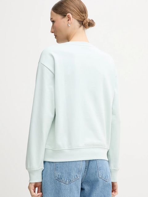 Calvin Klein Jeans bluza damska kolor zielony LV047B236G