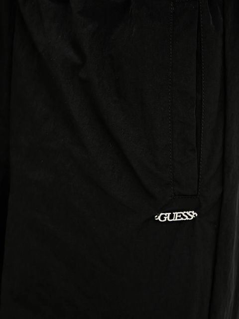 Guess spodnie dresowe NINA damskie kolor czarny gładkie V5YB00 WHCH2