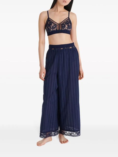ERES lace-trim wide-leg trousers - Blue - zdjęcie produktu nr 2