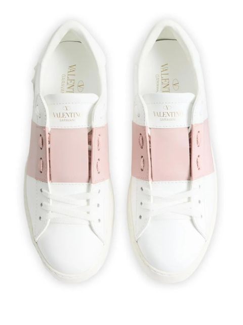 Valentino Garavani Open low-top leather sneakers - White
