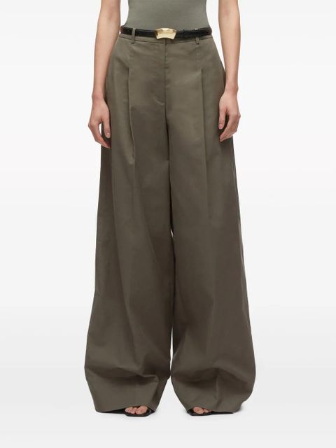 3.1 Phillip Lim pleat-detailing palazzo pants - Grey