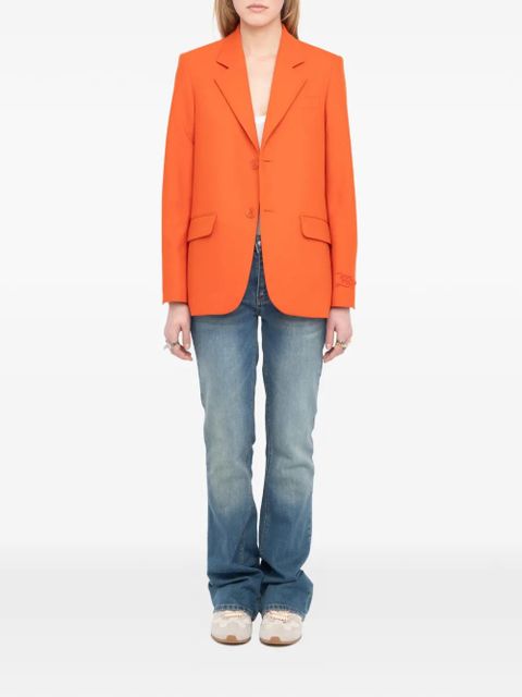 Zadig&Voltaire Vanille embroidered blazer - Orange - zdjęcie produktu nr 2