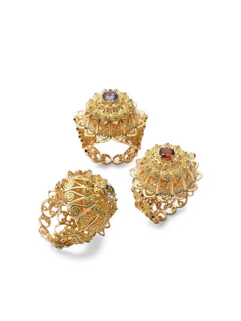 Dolce & Gabbana 18K yellow gold Filigree aquamarine ring - zdjęcie produktu nr 2