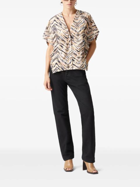 Missoni zigzag-print shirt - Neutrals - zdjęcie produktu nr 2