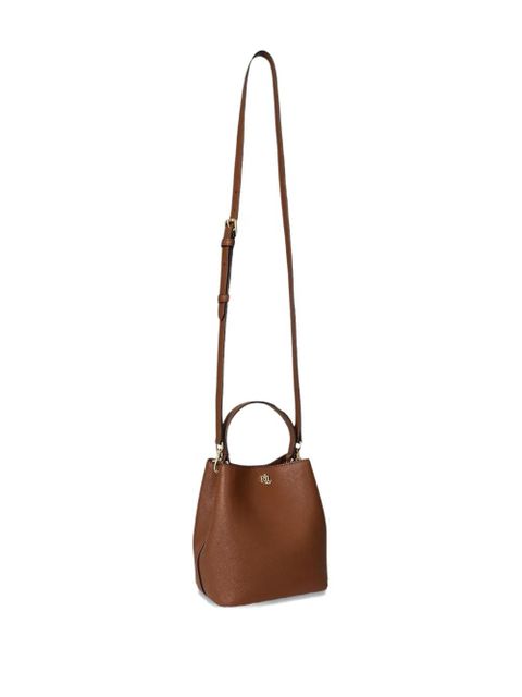 Lauren Ralph Lauren small Reese logo bucket bag - Brown
