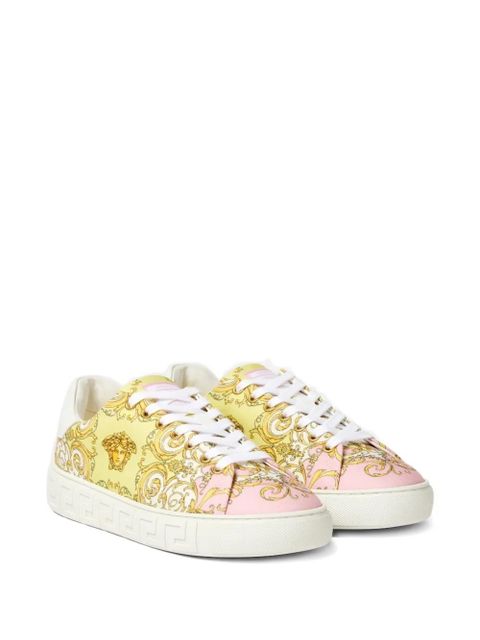Versace pattern platform sneakers - Yellow - zdjęcie produktu nr 2