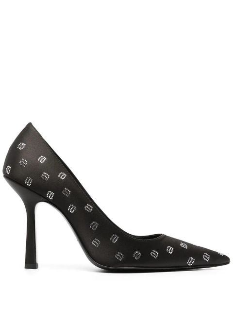 Alexander Wang monogram-embellished pumps - Black - zdjęcie produktu nr 1