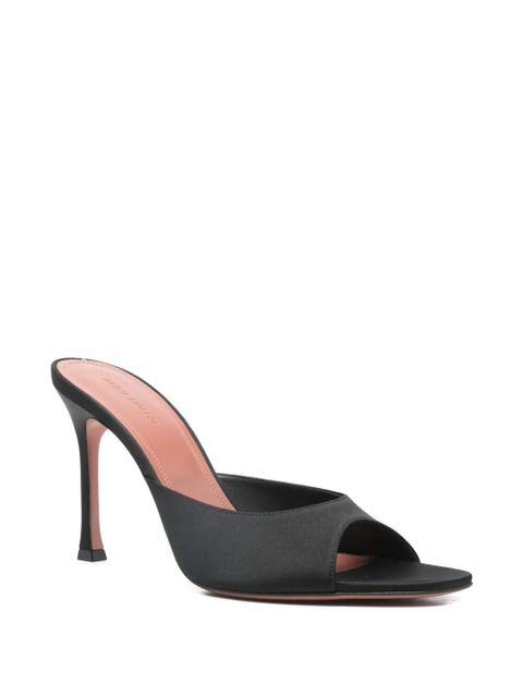 Amina Muaddi Alexa heeled sandals - Black - zdjęcie produktu nr 2