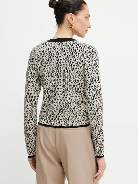 Morgan kardigan MESTA damski kolor beżowy MESTA