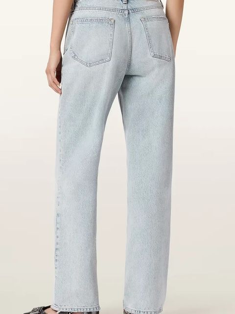 AllSaints jeansy damskie high waist W085ED