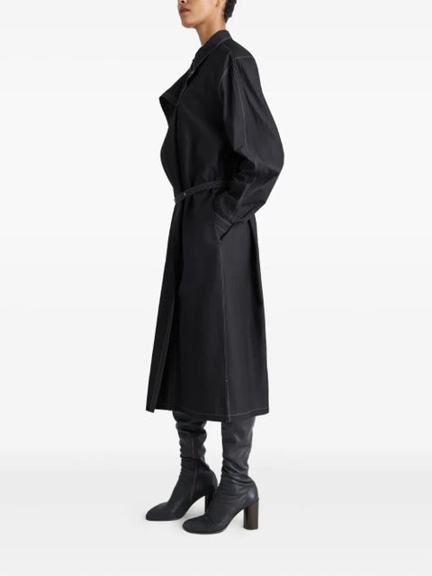 LEMAIRE asymmetrical-panel shirt dress - Grey