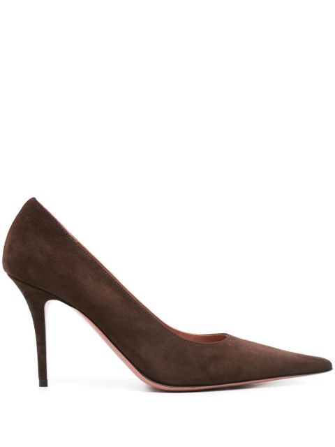 Amina Muaddi 90mm Barbara pumps - Brown - zdjęcie produktu nr 1