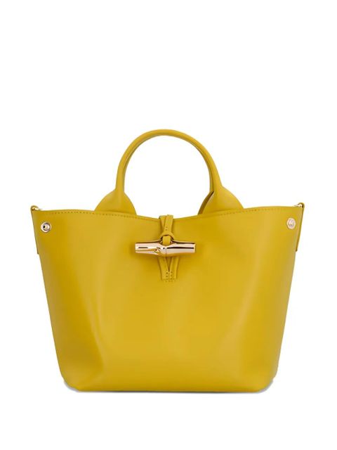 Longchamp small Roseau tote bag - Yellow - zdjęcie produktu nr 1