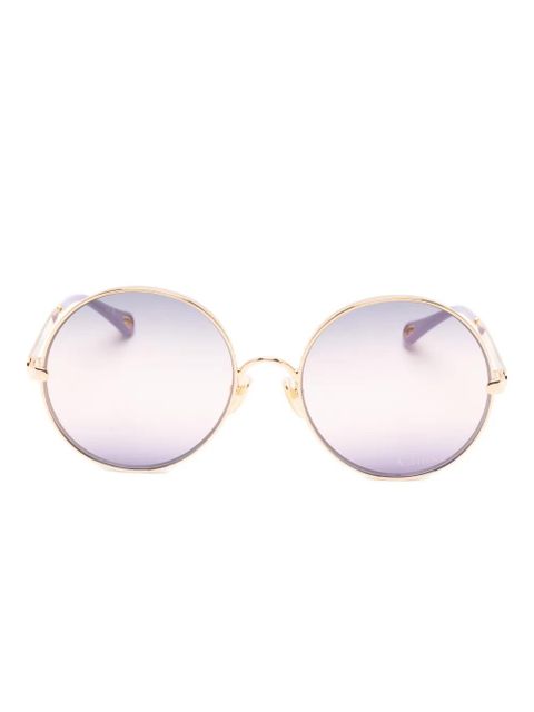 Chloé Eyewear round-frame sunglasses - Gold - zdjęcie produktu nr 1