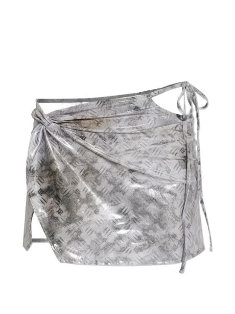 MISBHV knot-detail tie-fastening pareo - Silver - zdjęcie produktu nr 1