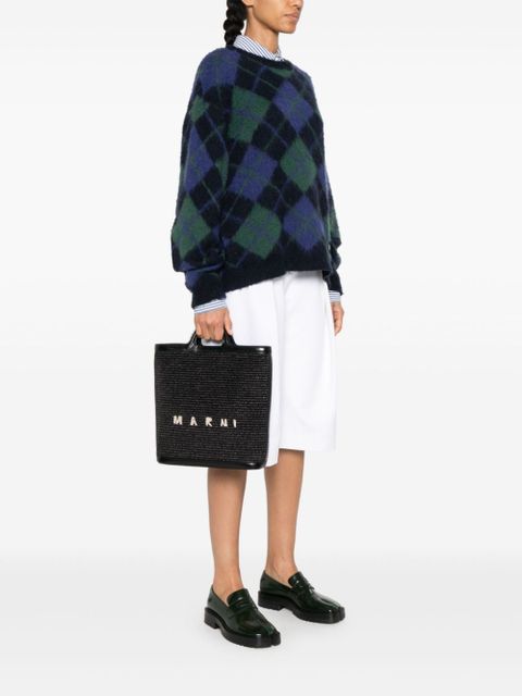 Marni Tropicalia tote bag - Black - zdjęcie produktu nr 2