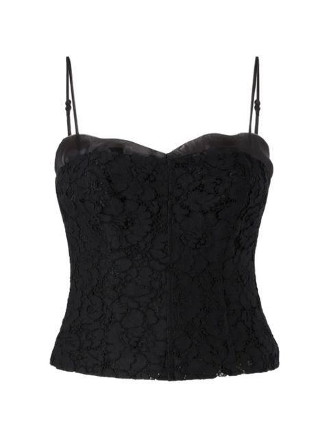 PINKO lace-detail top - Black - zdjęcie produktu nr 1
