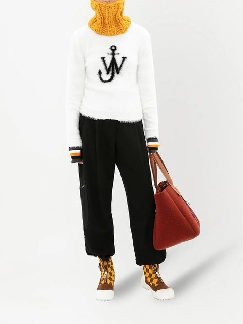 JW Anderson JW Anchor print textured jumper - White - zdjęcie produktu nr 2