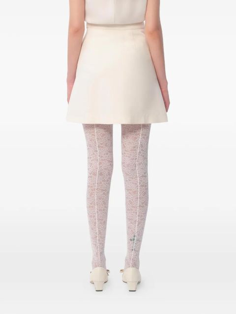 Valentino Garavani crepe couture skirt - Neutrals