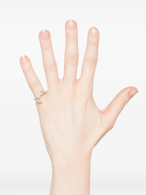 Swarovski crystal-embellishment ring - Gold - zdjęcie produktu nr 2